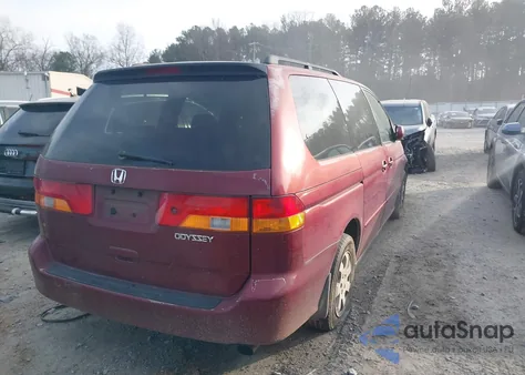 2004 Honda Odyssey Ex z USA, uszkodzony, nr VIN 5FNRL18874B085991